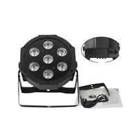 Projecteur LED Flachpar, mélange de couleurs RGBW, ventilateur ultra-silencieux, 2 pièces 7x18W, EU