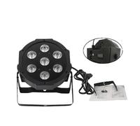 Projecteur LED Flachpar, mélange de couleurs RGBW, ventilateur ultra-silencieux, 4 pièces 7x12W, EU