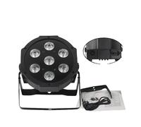 Projecteur LED Flachpar, mélange de couleurs RGBW, ventilateur ultra-silencieux, 4 pièces 7x18W, EU