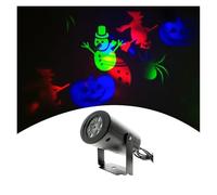 Projecteur LED for scène d'extérieur, motif cœur et flocon de neige, idéal for Halloween ou une fête dans le jardin - Spectacle lumière