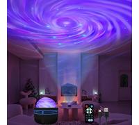 Projecteur LED Galaxy multicolore avec télécommande, décoration de chambre à coucher, veilleuse étoile de Noël, cadeau de nouvel an Water wave Remote