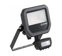 Projecteur LED - LEDVANCE - 8W 1100 lm 100° (830) - Noir - Aluminium - Détecteur mouvement IP65