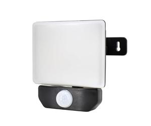 Projecteur LED LFX 10W - Blanc Naturel 4000K - 900lm - IP65 - Détecteur PIR - Noir