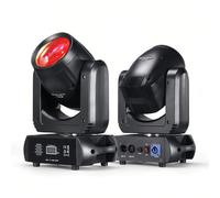 Projecteur LED mobile 150W avec effets Beam, Spot et Bande, 18 prismes rotatifs, DMX512, pour DJ, club, bar, éclairage de scène et Wash 4pcs