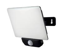 Projecteur LED Noir 30W, 2500 lumens, IP44, 4000K, détecteur de mouvement, éclairage écran 100%, fixation orientable, garantie 5 ans - Tibelec