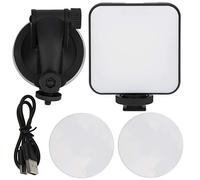 Projecteur LED Portable pour vidéoconférence Mtlavishness W64, pour Diffusion en Direct et Travail à Distance, avec réglage de la luminosité en continu, température de Couleur de