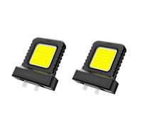 Projecteur LED Rechargeable, éclairage de sécurité extérieur, Lampe d'éclairage Portable étanche 21 V, Plug and Play, for sous-Sol, Atelier, Garage, entrepôt(Black)