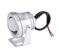 Projecteur LED RGB 10W 12V pour Bateau, Yacht, Spot Marin Submersible Étanche avec Télécommande, Éclairage Aquarium Fontaine Bassin