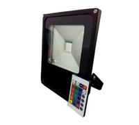 Projecteur LED RGB 10W Extérieur IP66 Plat NOIR