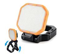 Projecteur LED sans fil - 2000 lm - Portable - 4 modes d'éclairage - Lampe de camping rechargeable par USB - Magnétique et IPX4 - Lampe de chantier pour chantier, pannes de courant, camping, extérieur