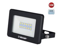 Projecteur LED SMD 10W IP65 - VELAMP - PADLIGHT5 - Noir - 4000K - Haute luminosité et étanche