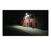 Projecteur LED solaire 1500 lumens 10W avec détecteur et télécommande - Panneau déporté DRAKKAR - 82462