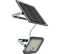 Projecteur LED solaire 1500 lumens 10W avec détecteur et télécommande - Panneau déporté - DRAKKAR EQUIPEMENT - 82462