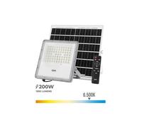 Projecteur Led Solaire Projecteur 200w 1500lm 6500k Ip65 Edm. - Edm