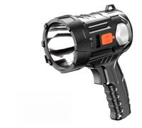 Projecteur LED solaire rechargeable, haute luminosité, portable, avec chargement USB, lampe de poche étanche pour camping, promenade du chien, pannes de courant
