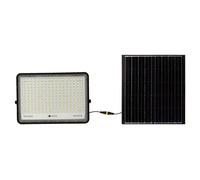 Projecteur LED Solar V-TAC 30W Télécommande, AUTO, Timer, IP65 Noir VT-240W 4000K 2600lm