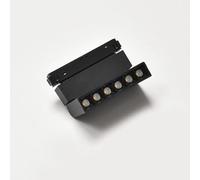 Projecteur LED sur Rail Magnétique 48V DC 6W NOIR Orientable - Blanc Neutre 4000K - 5500K - SILAMP