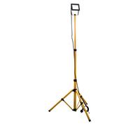 Zenitech Projecteur LED sur trépied 1x 20W Jaune pour chantier - IP65