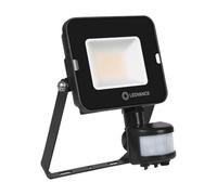 Projecteur LED symétrique noir 20 W 2000 lm blanc froid IP65 avec capteur