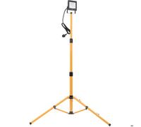 Zenitech Projecteur LED trépied 30W IP65 - Jaune