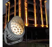 Projecteur LED un faisceau de lumière extérieure étanche à longue portée faisceau de lumière de projection lumière extérieure étroite lumière mur rondelle lumière pôle lumière(White,60W(ac100-240V))