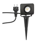 Projecteur LED Wega avec piquet de terre pour extérieur noir 9,46W 935lm blanc [EEK: F]