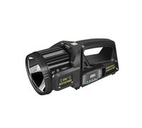 Projecteur Lumen tête rotative à 350° 9 modes d'éclairage extérieur ultra-puissants lampe torche solaire étanche IPX6 taille