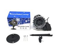 Projecteur Lumineux à Effet Flocons de Neige,Lampe LED avec Spectacle de Chute de Neige - équipé d'une Télécommande, Projecteur de Lumière et Flocons Étanche - pour Maison, Fête, Jardin, Mur, Fe