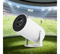 Projecteur MagCube - Cinéma Portable, 4K Ultra HD avec LED à Longue Durée de Vie & Portable, Mini-Projecteur MagCube avec Rotation à 180° Chambre, Voyage et Plein pour Air Films, Jeux, Déplacements