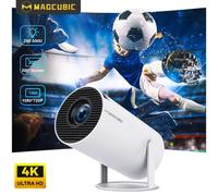 Projecteur MAGCUBIC HY300 PRO 8K Android 14 double Wifi6 290ANSI Allwinner H726 BT5.4 1080P 1280*720P projecteur extérieur de cinéma maison HY300 Pro-White