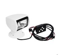 Projecteur Marin travail pour Bateau Projecteur de recherche portable avec rotation à 360 ° avec télécommande de plaisance 12V 100W