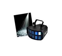 Projecteur MEGA Derby HQ POWER VDPL303WQD - DMX 3X3W à LED blanches HQ Power + étrier fixation - Projection de scène DJ