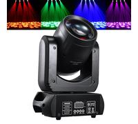 Projecteur mobile de scène 150 W LED RGB pour disco, éclairage de scène DMX DJ RGBW avec prisme 18, contrôle sonore, effets lumineux à gobo rotatif pour disco, DJ, fête, club