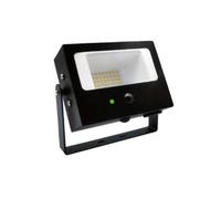 Projecteur mural LED solaire (orientation panneau auto.), noir, détecteur de mouvement, 1500 lumens, IP65, blanc froid