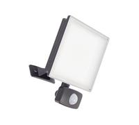 Projecteur mural noir LED IP44 avec détecteur de mouvement 2600 Lumens conso. 30 W Blanc froid