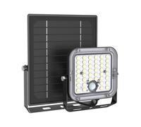 Xanlite - Xanlite - Projecteur Mural Solaire 10w, 1400 Lumens, Ip65, Détecteur De Mouvement Désactivable - Prs10wmcee - Noir