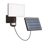 Projecteur mural solaire LED IP44 à détection de mouvement, 1000 Lumens, 6500 Kelvin, Blanc froid