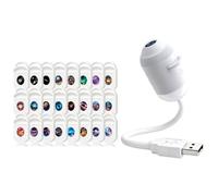 Projecteur Night Light Holographique 5D HD, Lampe Galaxy USB | Projection cosmique 2-en-1 : associant un visuel étoilé immersif et une douce veilleuse chaleureuse, idéale pour la détente