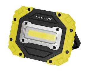 Projecteur nomade - MAXIMUS - Rechargeable USB - Stick led - 10W - 1200 lumens - IPX3 - Noir et jaune
