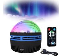 Projecteur Northern Lights, LED rechargeable par USB avec télécommande pour chambre à coucher, décoration de fête (lumière du nord)