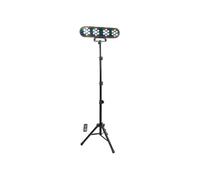 Party Light & Sound - Jeu de lumière FUNLED sur pied télescopique 4 effets 4 PAR 7 LEDs 1W