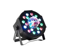 PROJECTEUR PAR Party Sound & Light PARTY-PAR-ASTRO - 7 canaux DMX A LED, 18 LED RVB, AVEC ASTRO, Effet Astro 3 LED, Etrier
