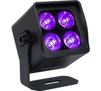 Projecteur PAR sur Batterie 4 LED 4W RGB+WW DMX IP65 - Algam Lighting LAL EVENTPAR44-QUAD-IP Noir