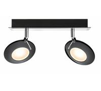 Projecteur Paulmann Orb Barre 2x3W Noir Chrome 230V Métal