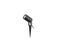 Projecteur piquet slim GU5.3 noir IP65 - sans ampoule