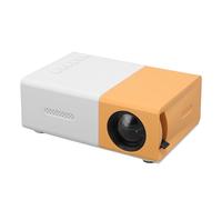 Projecteur Portable 1080P GOWENIC avec Interface Riche, Haut-Parleur Intégré, Projecteur de Film Domestique Alimenté par USB pour Les Voyages à Domicile
