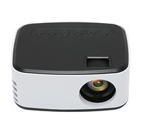 Projecteur Portable, 20000 Heures 20W Noir Blanc Full HD 1080P Mini Projecteur de Cinéma Maison Extérieur Portable, Projecteur de Cinéma Maison Multimédia avec USB, Alimentation 5V-2A pour(#1)