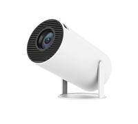 Projecteur portable 4K HD Home Cinema Projector, robuste sans fil Full HD Projecteur | Stand Rotary facilement portable avec son haute fidélité pour smartphones, projecteur puissant