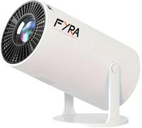 Projecteur portable 4K Mini pour home cinéma avec ventilation améliorée, écran réglable HDMI Android 11.0, Bluetooth V5.0, WiFi 6G, vidéo compatible avec mobile, connexion intelligente