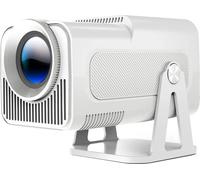 Projecteur portable Android, résolution 1080P, luminosité 500 ANSI, blanc, prise UE